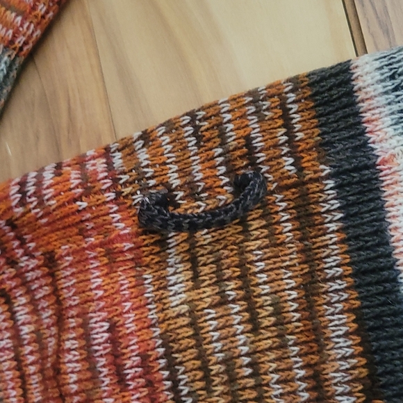 Vintage 70s 80s Space Dye Boho Hippie  Sweater M - Picture 12 of 13